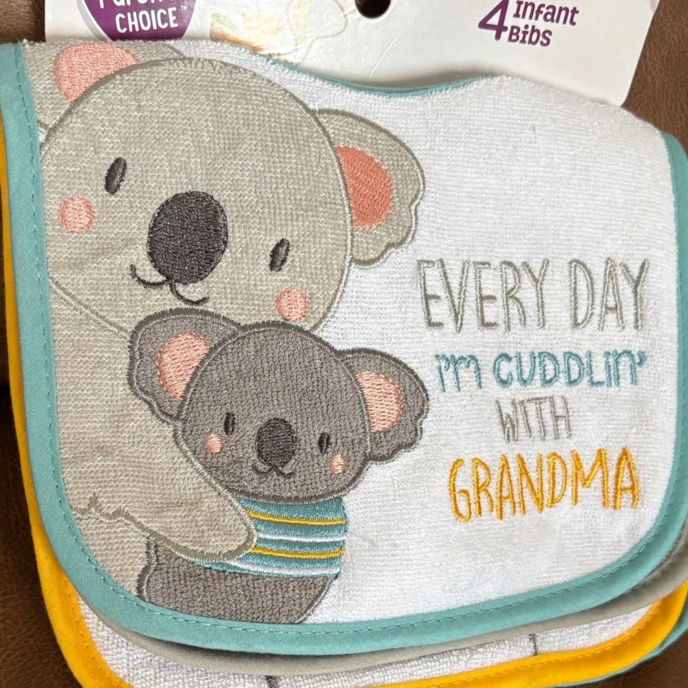 Parents Choice 4 pack Infant Bibs
